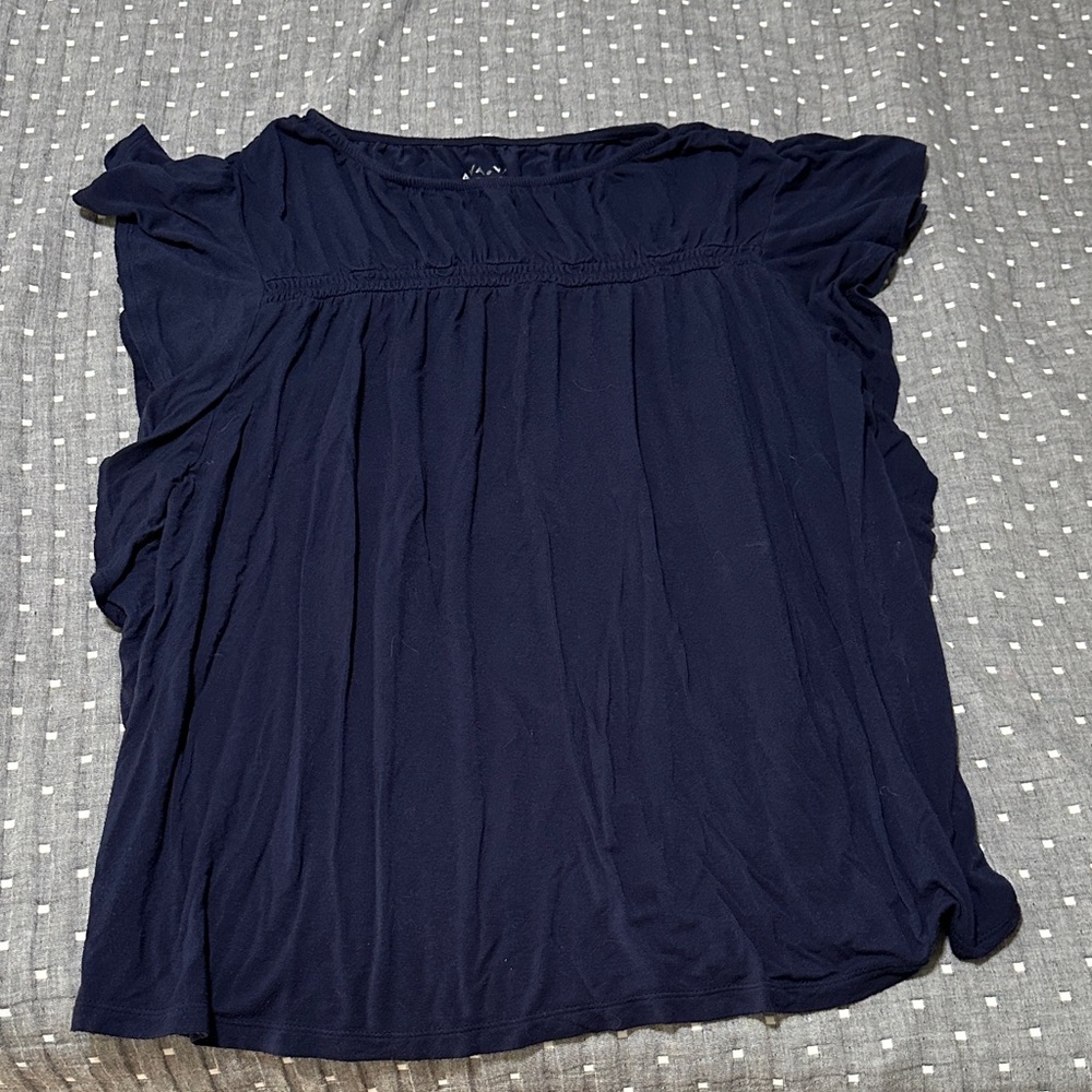 Ava & Viv Dark Blue Women's Blouse